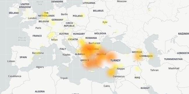 türkiye de internet çöktü mü?