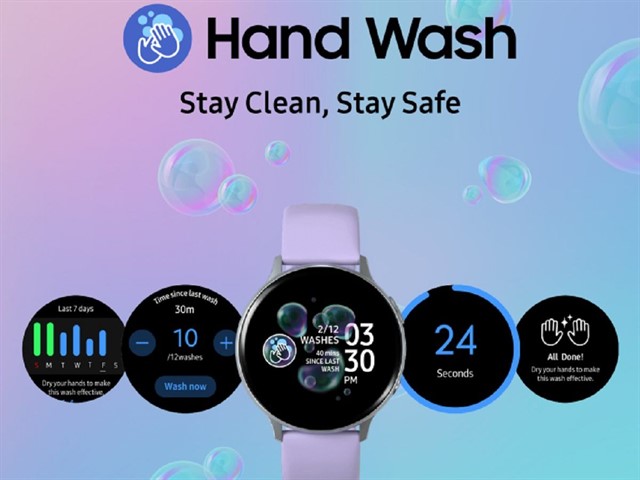 samsung akıllı saat kullanıcıları i̇çin el yıkama uygulaması geliştirdi