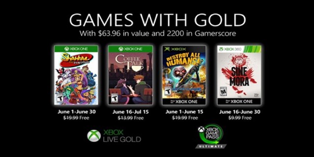 Xbox Live Gold Haziran 2020 Oyunları Açıklandı