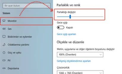 ekran parlaklığı otomatik ayarlaması nasıl düzenlenir？