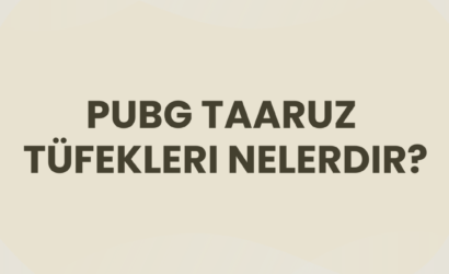 pubg taaruz tüfekleri nelerdir?