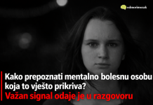 Kako prepoznati mentalno bolesnu osobu koja to vješto prikriva? Važan signal odaje je u razgovoru