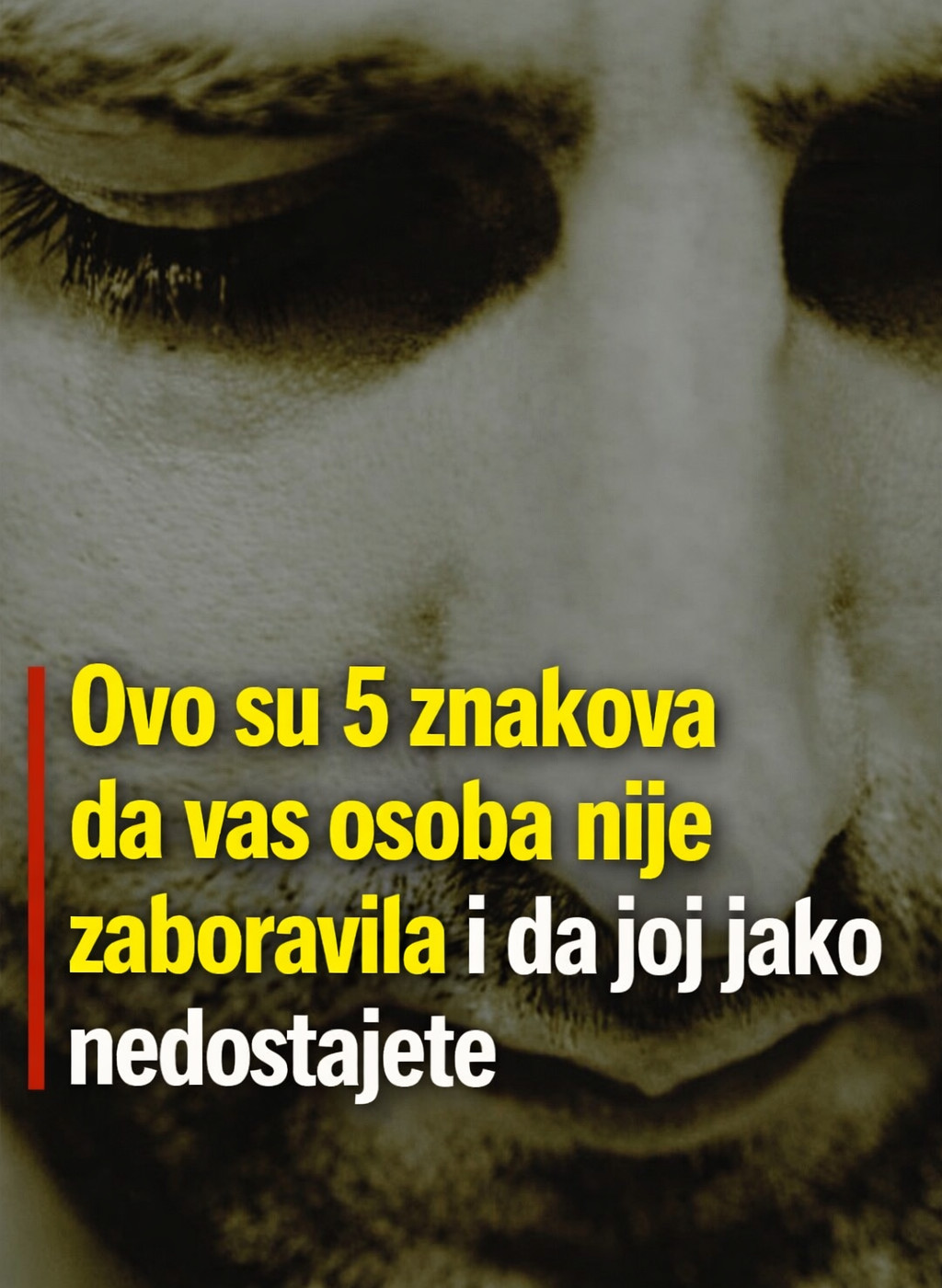 5 znakova da vas osoba nije zaboravila i da joj jako nedostajete - featured image 5 znakova da vas osoba nije zaboravila i da joj jako nedostajete - featured image