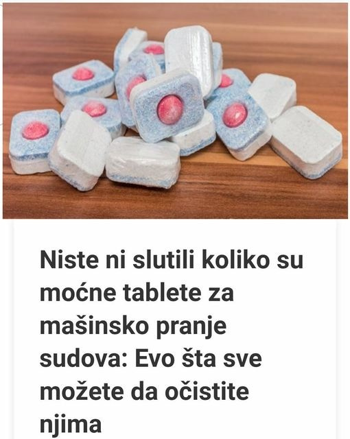 NEĆETE VJEROVATI ZA ŠTA SE SVE KORISTE TABLETE ZA PRANJE SUDOVA: EVO ŠTA SVE MOŽETE DA OČISTITE NJIMA - featured image NEĆETE VJEROVATI ZA ŠTA SE SVE KORISTE TABLETE ZA PRANJE SUDOVA: EVO ŠTA SVE MOŽETE DA OČISTITE NJIMA - featured image