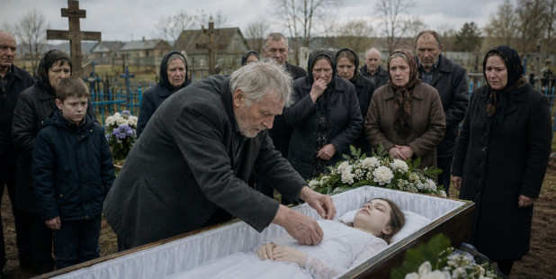 75-godišnji starac na sahrani unuke nagnuo se nad kovčeg da joj popravi haljinu. A čim ju je dotakao, ZANIJEMIO JE… 75-godišnji starac na sahrani unuke nagnuo se nad kovčeg da joj popravi haljinu. A čim ju je dotakao, ZANIJEMIO JE… - featured image