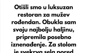 Moja svekrva me je ponizila u restoranu — sada je kraj tome da budem njena lična otirač-ka. Moja svekrva me je ponizila u restoranu — sada je kraj tome da budem njena lična otirač-ka. - featured image