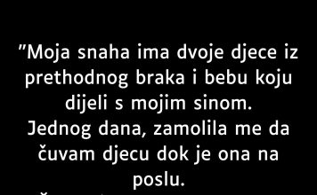 “Moja snaha ima dvoje djece iz prethodnog braka…” “Moja snaha ima dvoje djece iz prethodnog braka…” - featured image