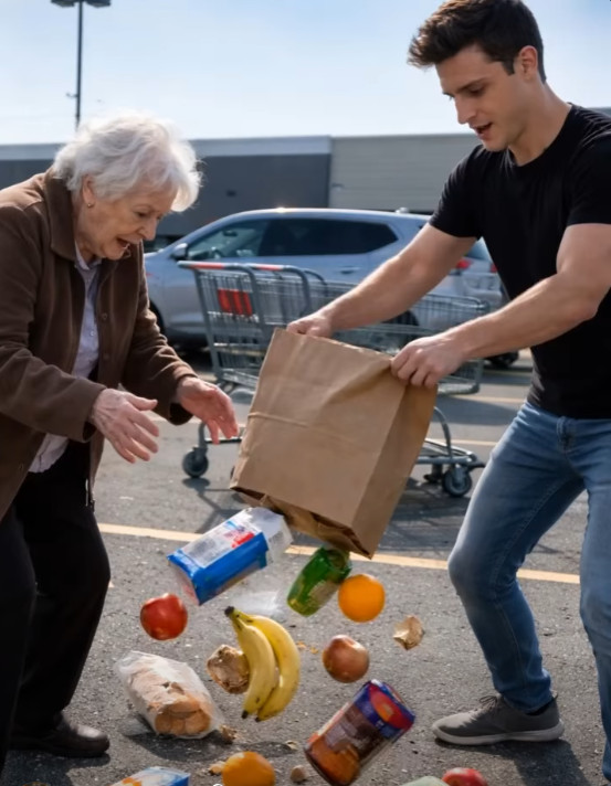 Incident na parkingu supermarketa završio je neočekivanim preokretom: stariji muškarac stao je u odbranu žene i pokazao da se snaga ne mjeri godinama - featured image