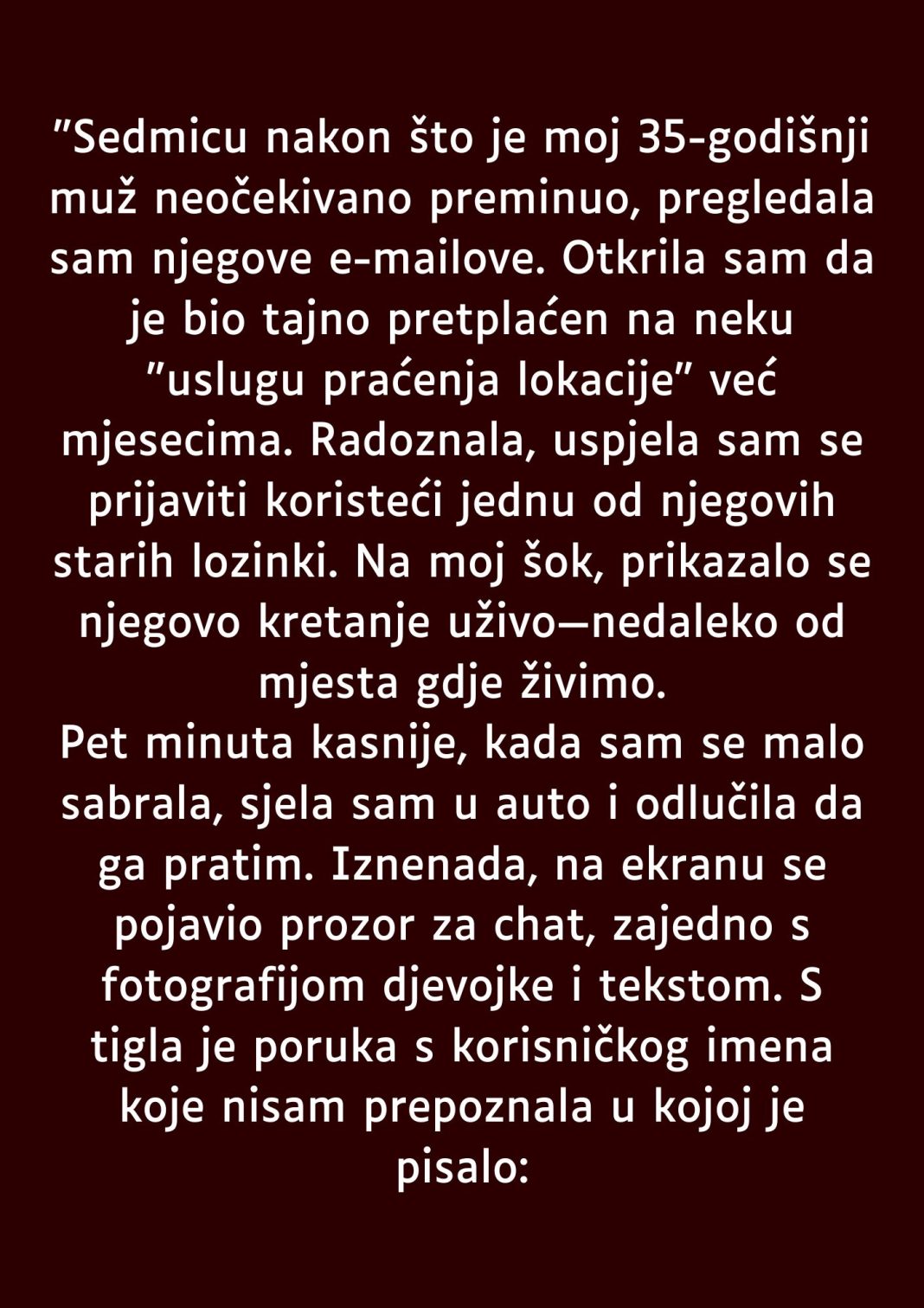 Nakon muževljeve iznenadne smrti, udovica je u njegovoj digitalnoj tragovima otkrila istinu koja joj je promijenila sve - featured image